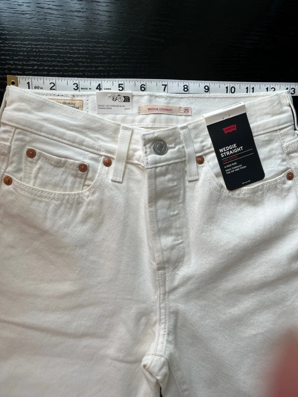 Levi's Wedgie Straight Ankle Women’s Jeans - size 25 NWT - Picture 6 of 7
